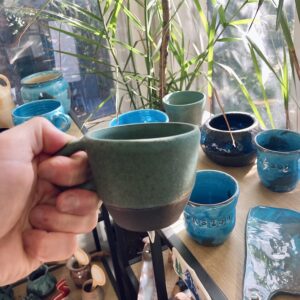 Presszós kerámia pohár