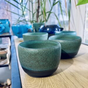 Kerámia matcha teás bögre