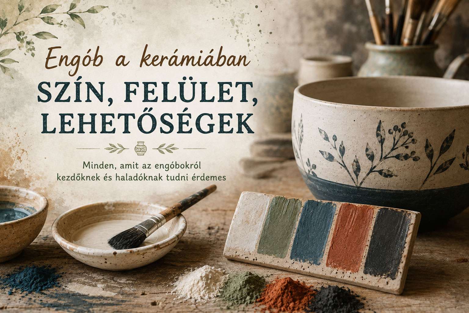 Mi az az engób? A kerámiák egyik legősibb titka